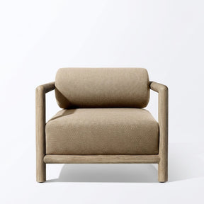Noa Lounge Chair Teak - Front View