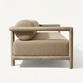 Noa Sofa Teak - Side View