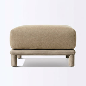 Noa Ottoman Teak - Front View