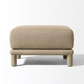 Noa Ottoman Teak - Side View