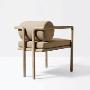 Noa Dining Armchair Teak - Back View
