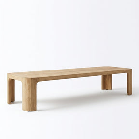 Aris Coffee Table Teak - Back View