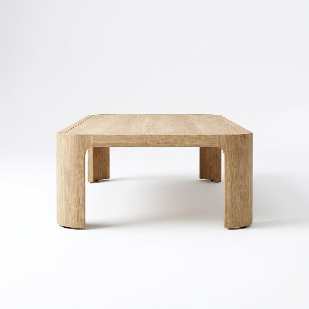 Aris Coffee Table Teak - Side View