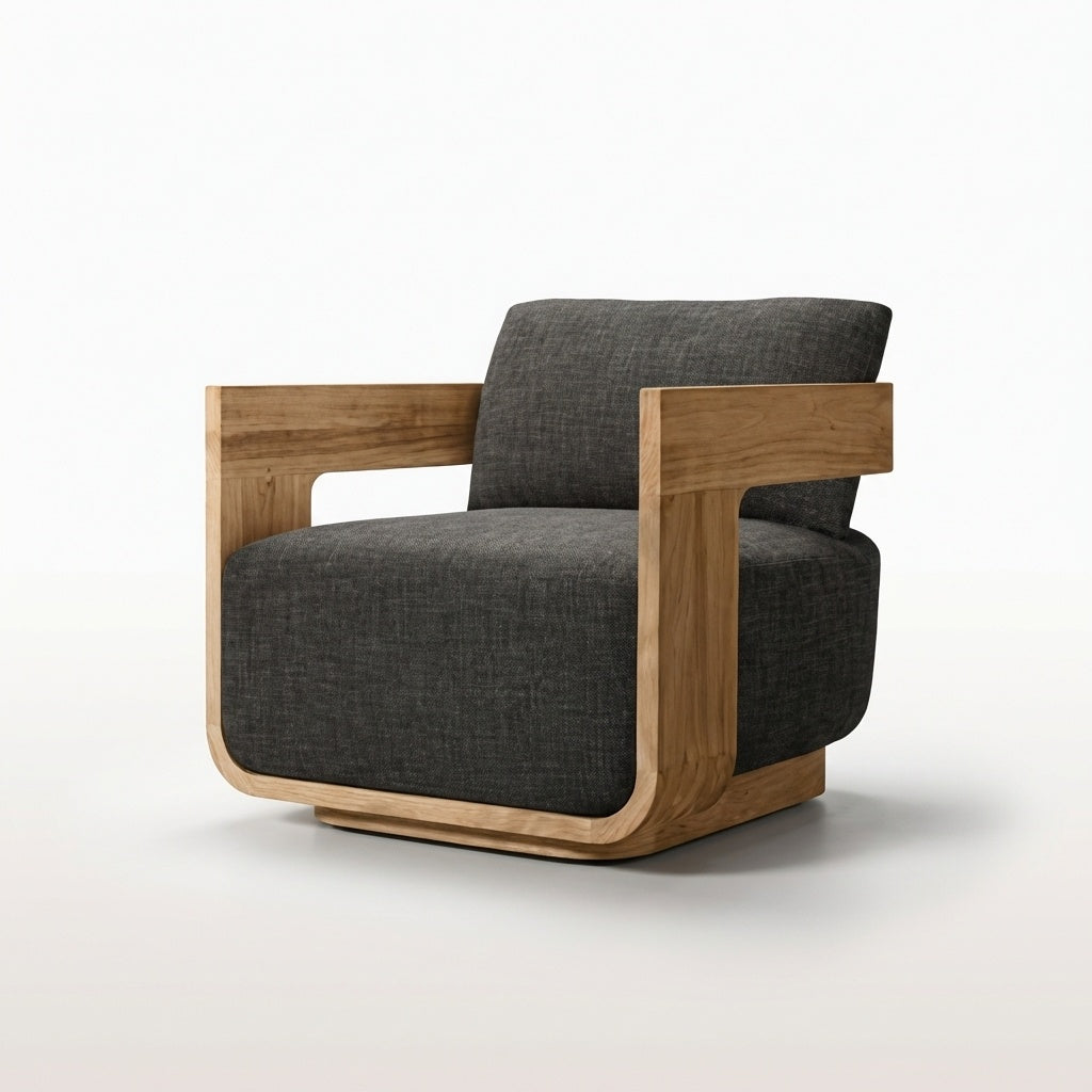 Aris Swivel Lounge Chair — hero