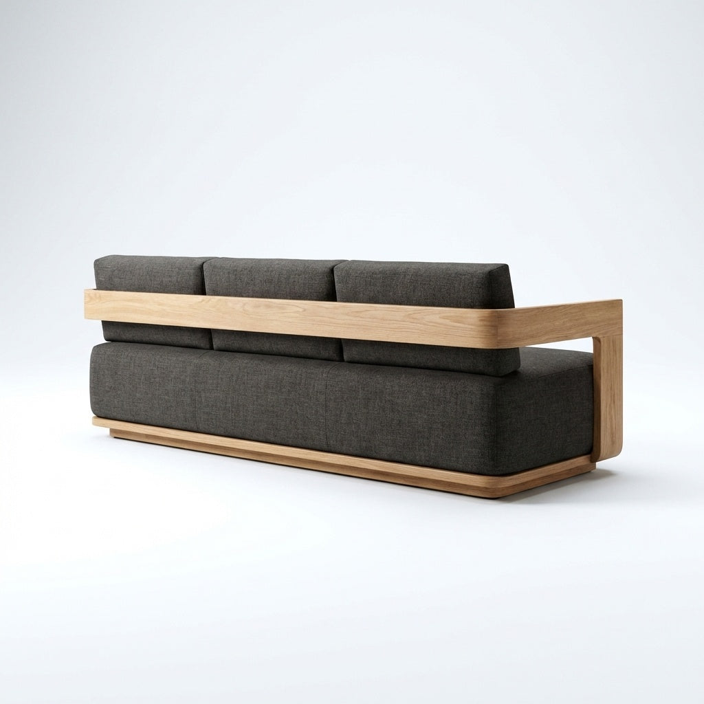 Aris Sofa Teak - Back View