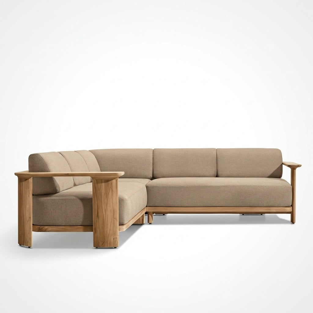 Venturo L Shaped Sofa - Front View