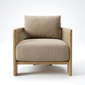 Altair Lounge Chair Teak - Front View