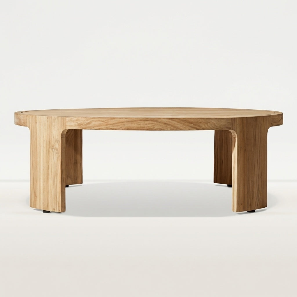 Aurelia Round Coffee Table - Side View