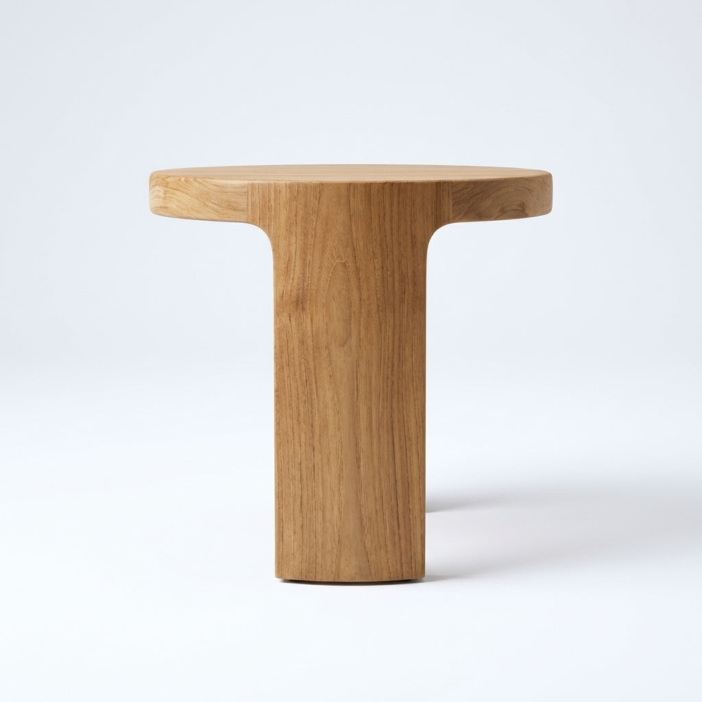 Aurelia Round Side Table - Side View