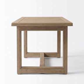 Arco Dining Table Teak - Front View