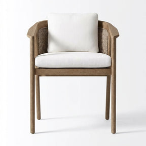 Adenza Armchair Teak - Front View