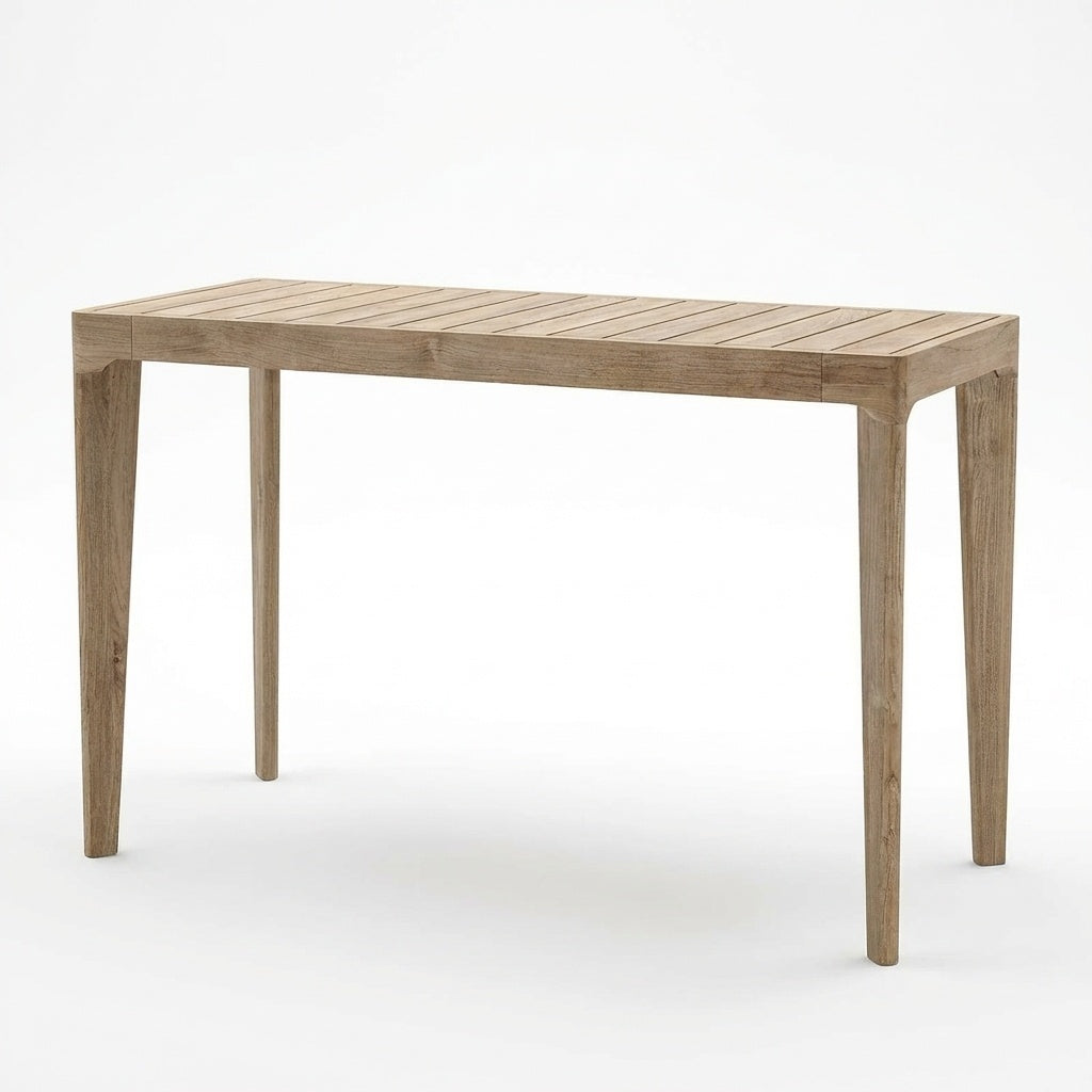 Adenza High Table Teak - Back View