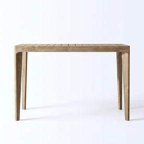 Adenza High Table Teak - Front View