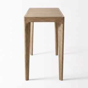 Adenza High Table Teak - Side View