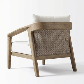 Adenza Lounge Chair Teak - Back View