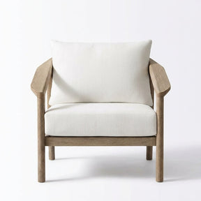 Adenza Lounge Chair Teak - Front View