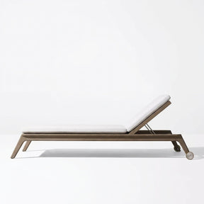 Adenza Sun Lounger Teak - Side View
