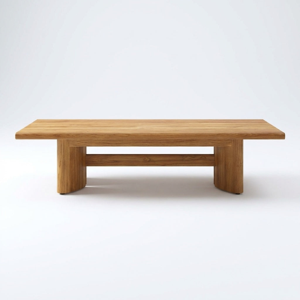 Lento Coffee Table Teak - Side View