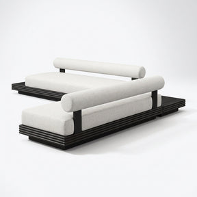 Cielo L Shaped Sofa - Back View
