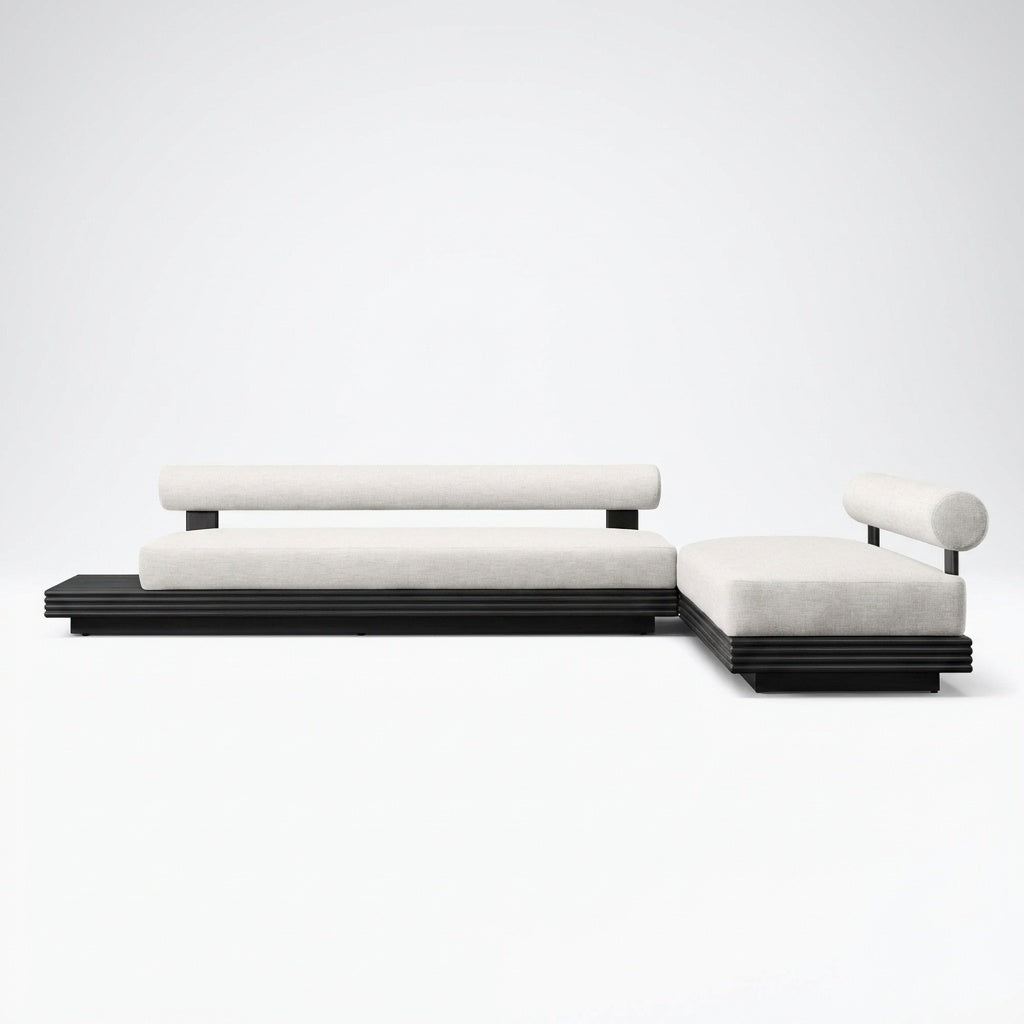 Cielo L Shaped Sofa - Side View