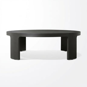 Aris Round Coffee Table - Back View