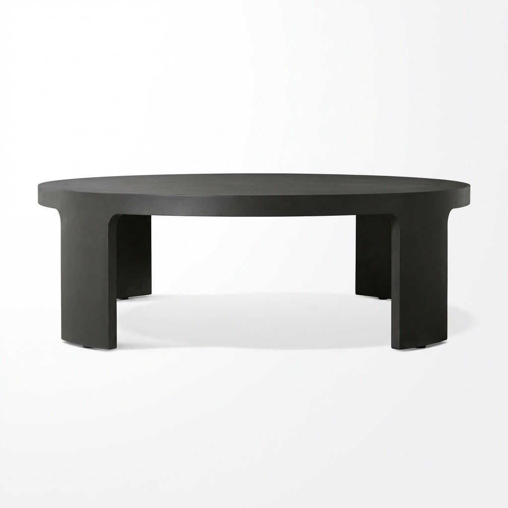 Aris Round Coffee Table - Back View