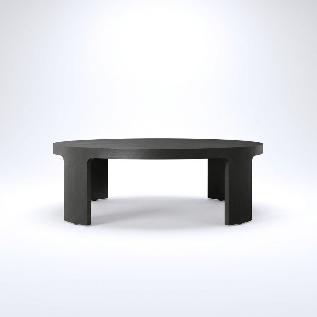 Aris Round Coffee Table - Side View