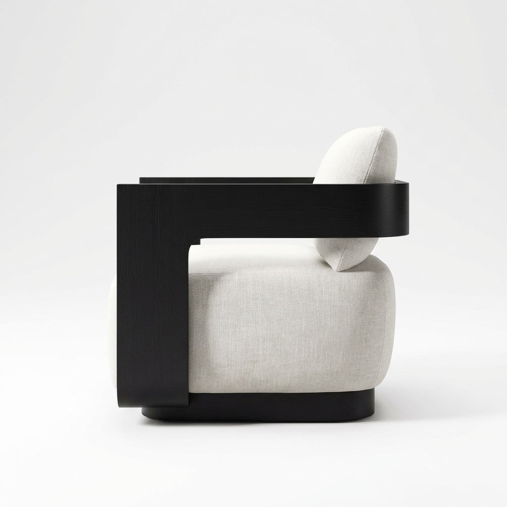 Aris Lounge Chair - Side View