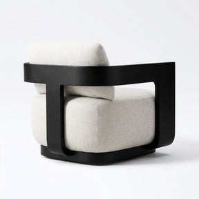 Aris Swivel Lounge Chair - Back View