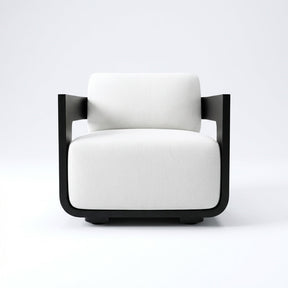 Aris Swivel Lounge Chair - Front View