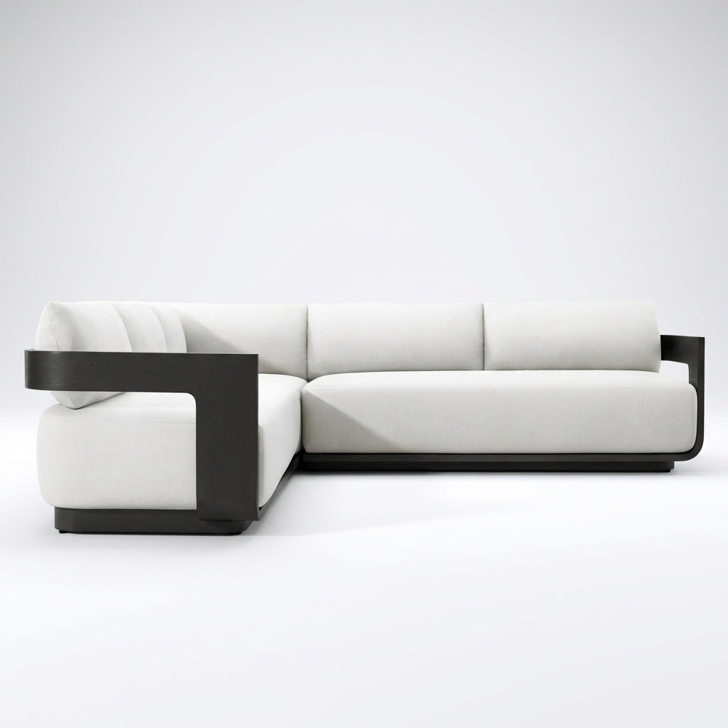 Aris L Shaped Sofa - Front View