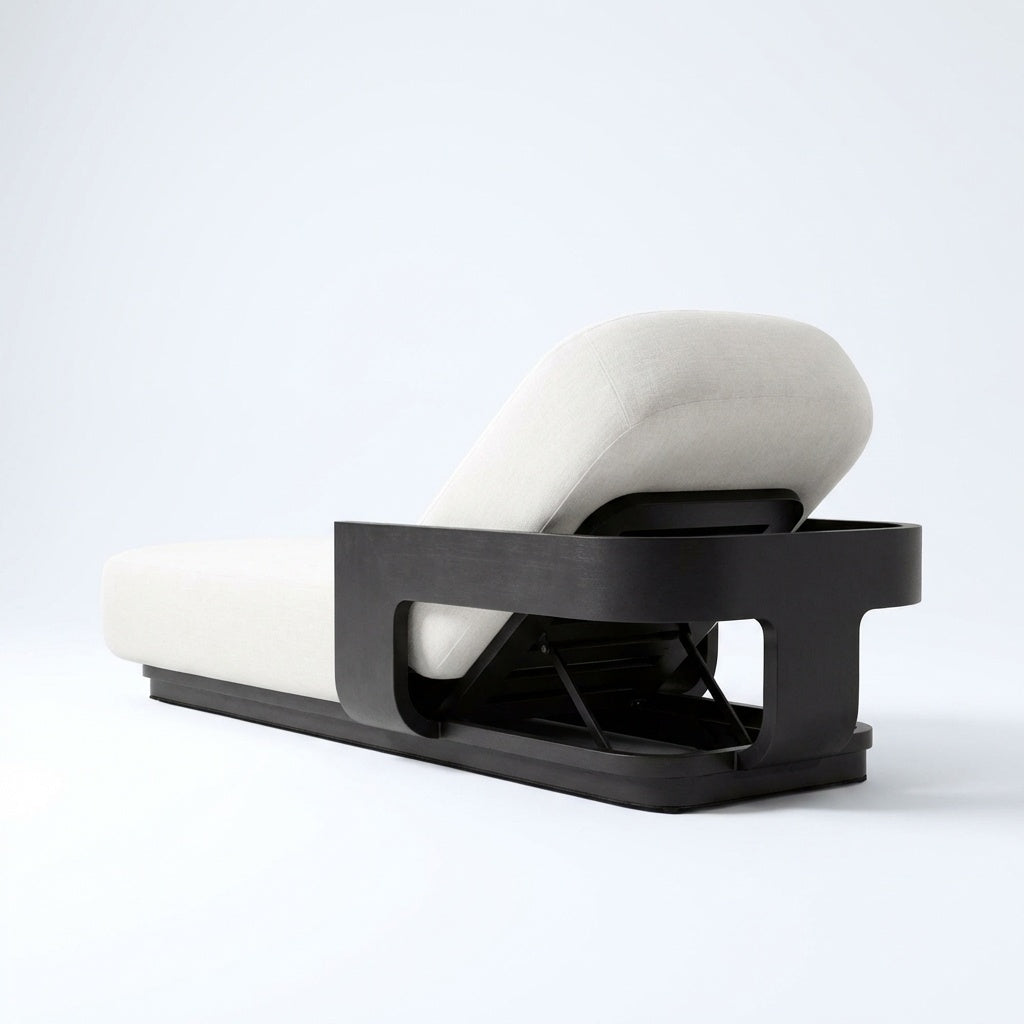 Aris Reclining Chaise - Back View