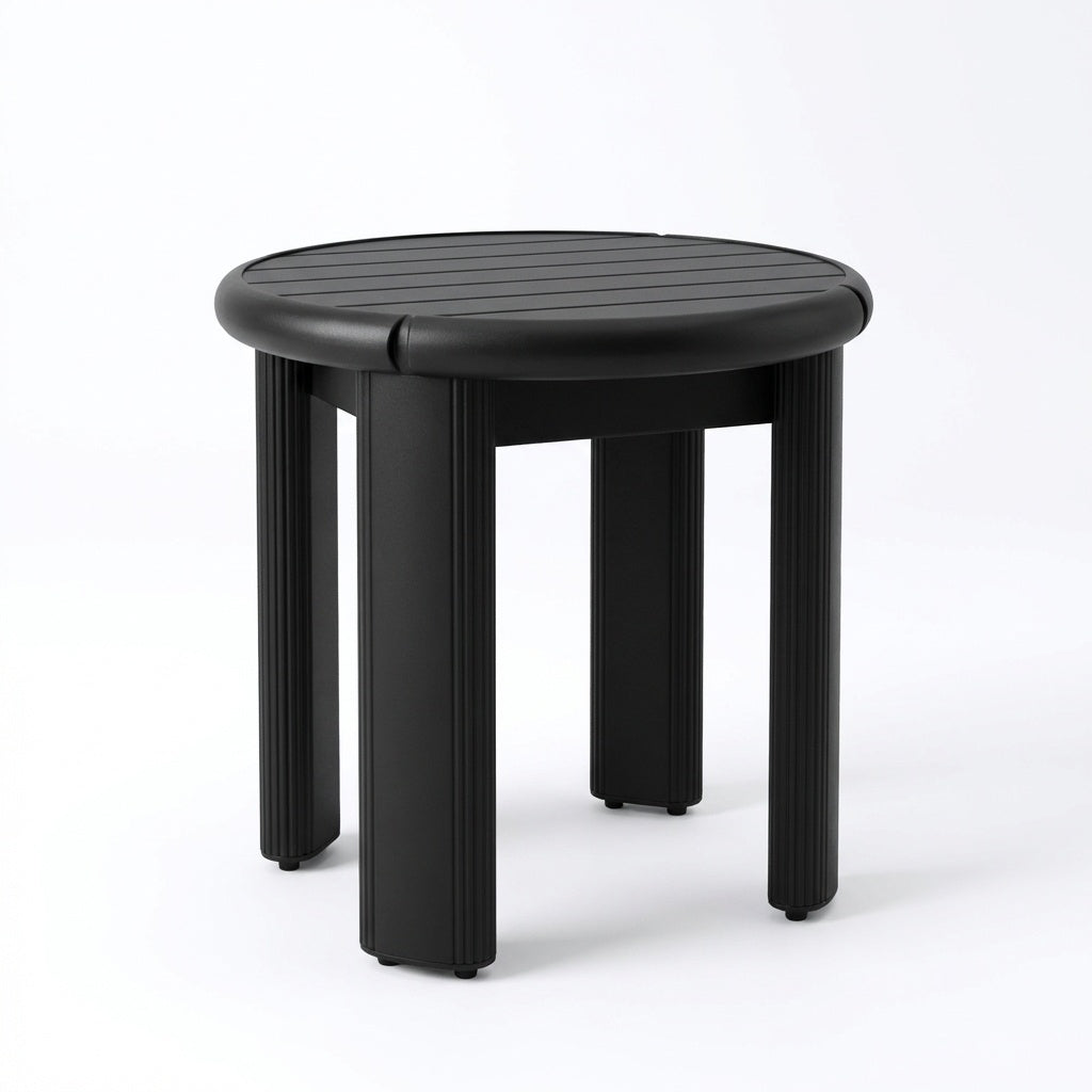 Altair Round Side Table — back view