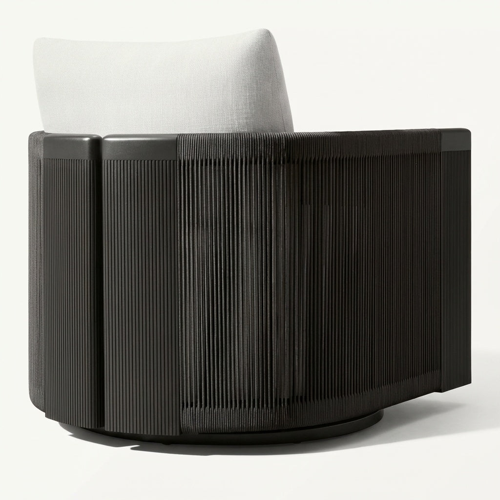 Altair Swivel Lounge Chair — back view