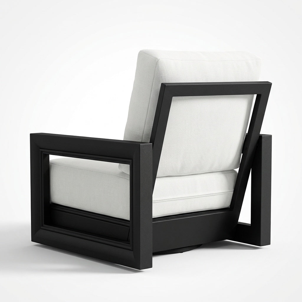 Arco Swivel Lounge Chair — back view