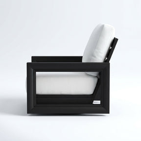 Arco Swivel Lounge Chair — side view