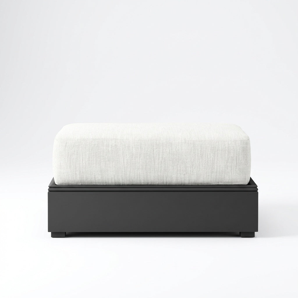 Arco Classic Ottoman — side view