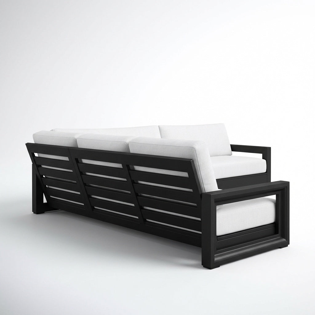 Arco L Shaped Sofa Right Hand — back view