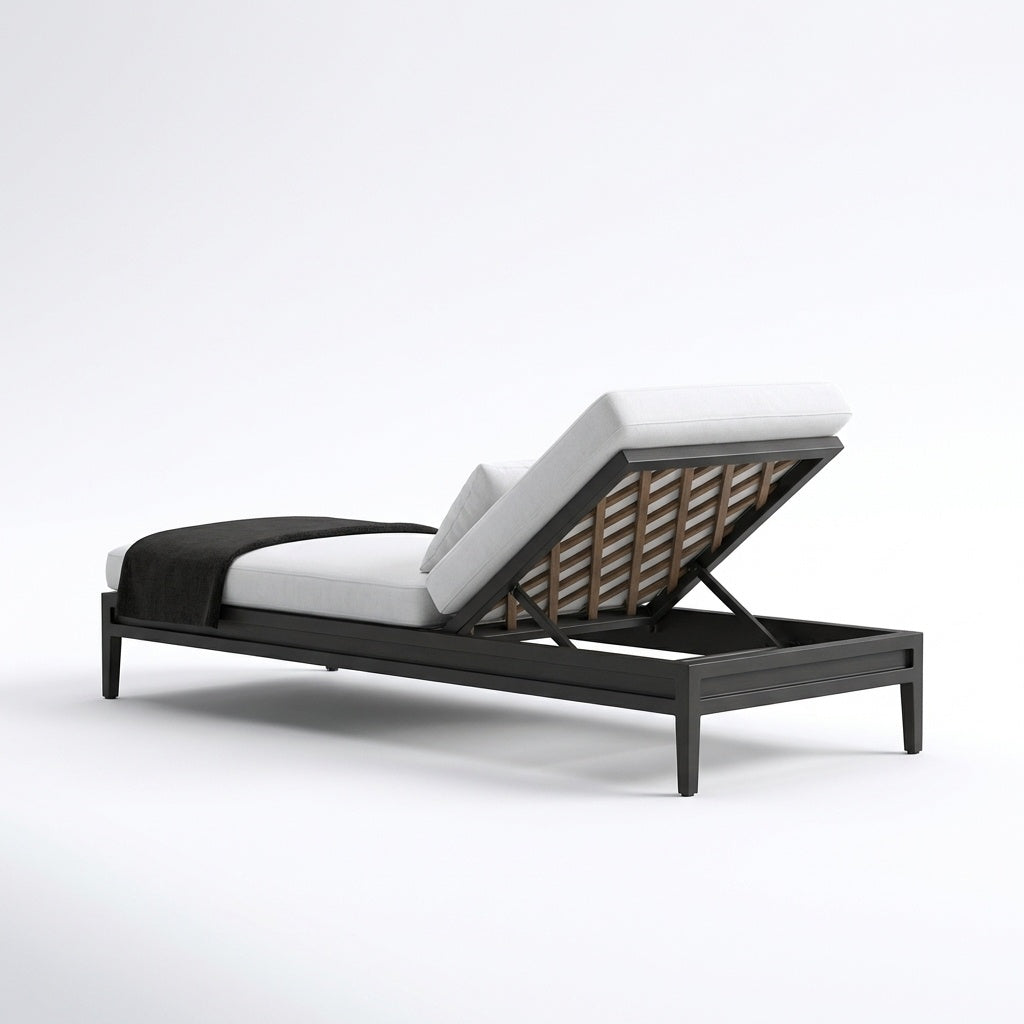 Alba Sun Lounger — back view