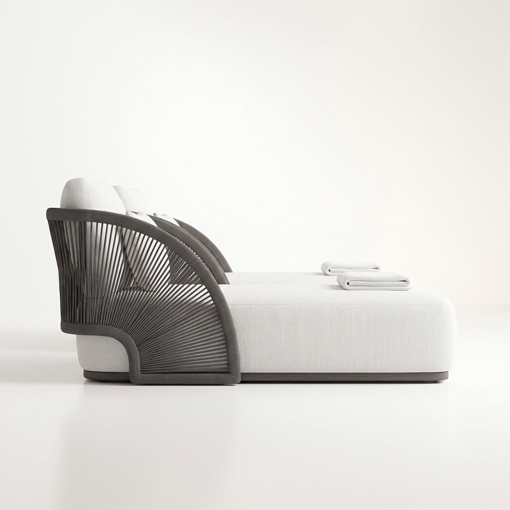 Palm Sun Lounger - Side View