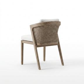 Adenza Dining Chair Teak - Back View