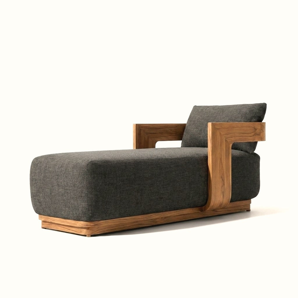 Aris Chaise Teak - Hero View
