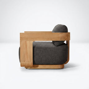 Aris Lounge Chair Teak side