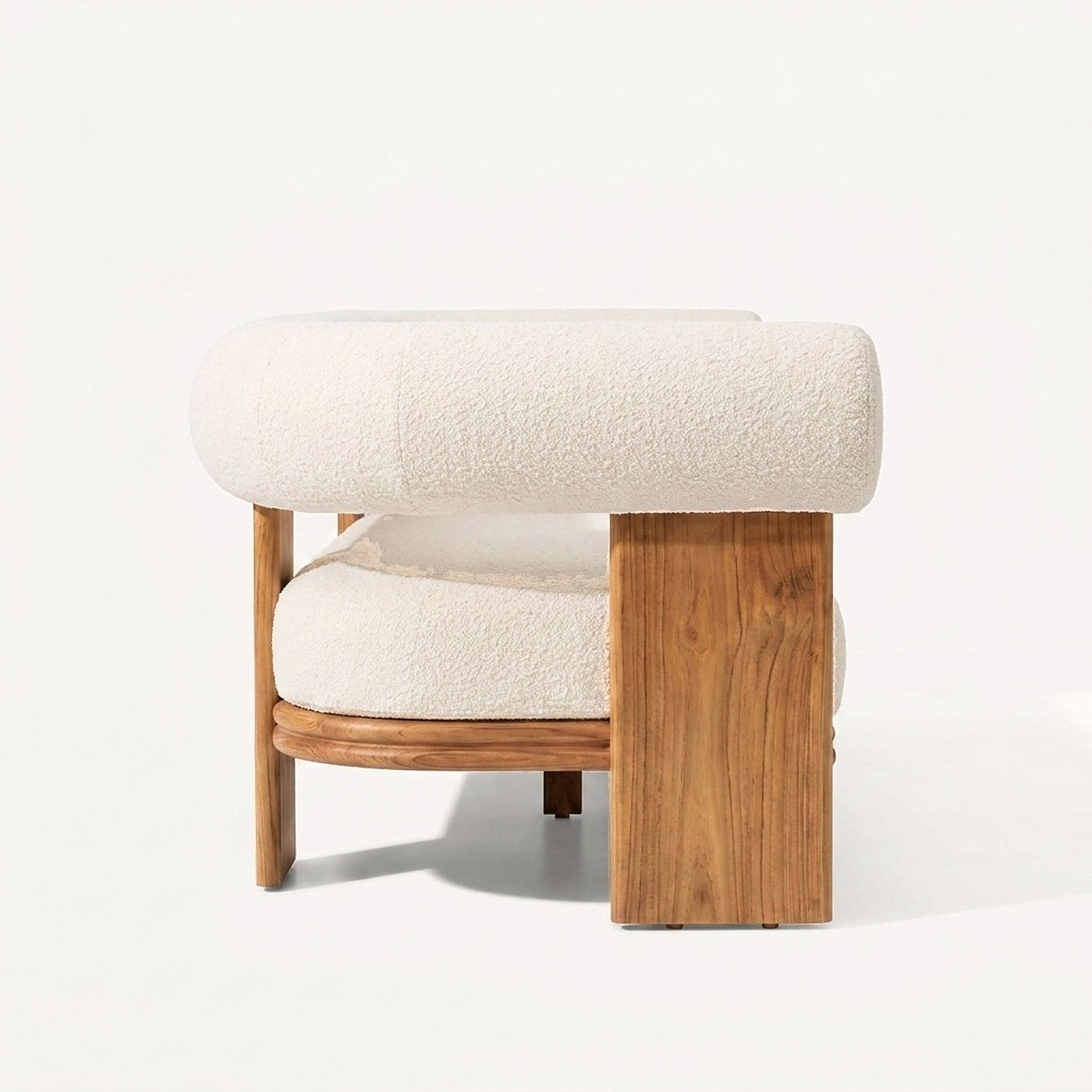 Cielo Sofa (Teak) — Side View