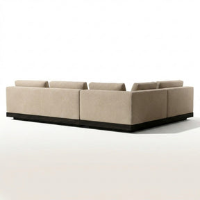 Solis L Shaped Sofa — back view